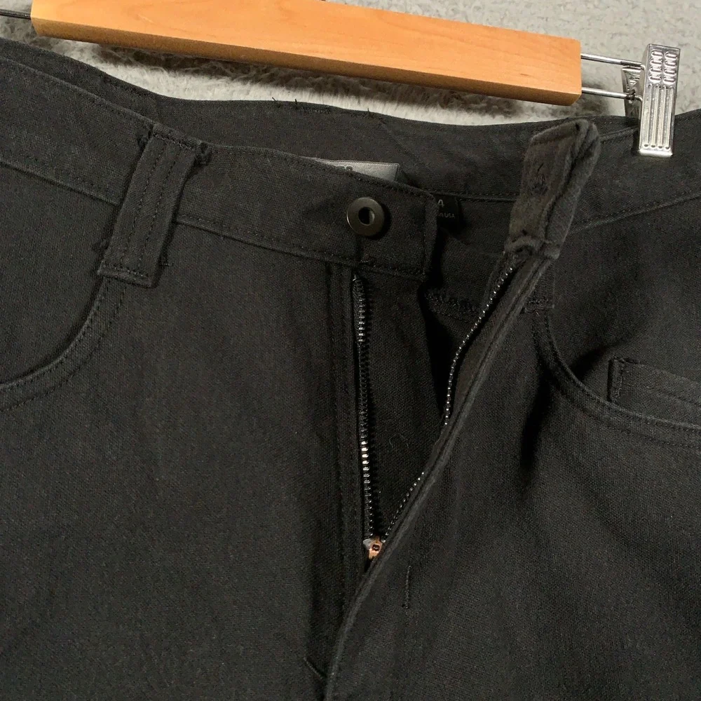 1620 Foundation Utility Pants Mens 34 Black Cordura Workwear Made In USA Stretch